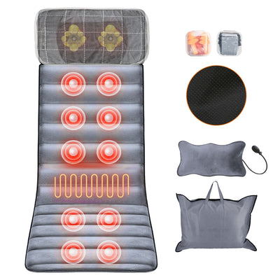 Tapis de massage électrique complet avec chaleur et vibration
