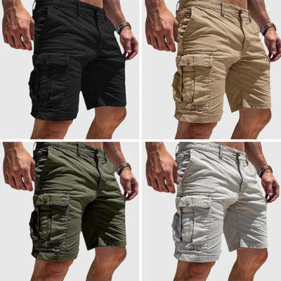 Shorts cargo multi-poches pour hommes pour l'été