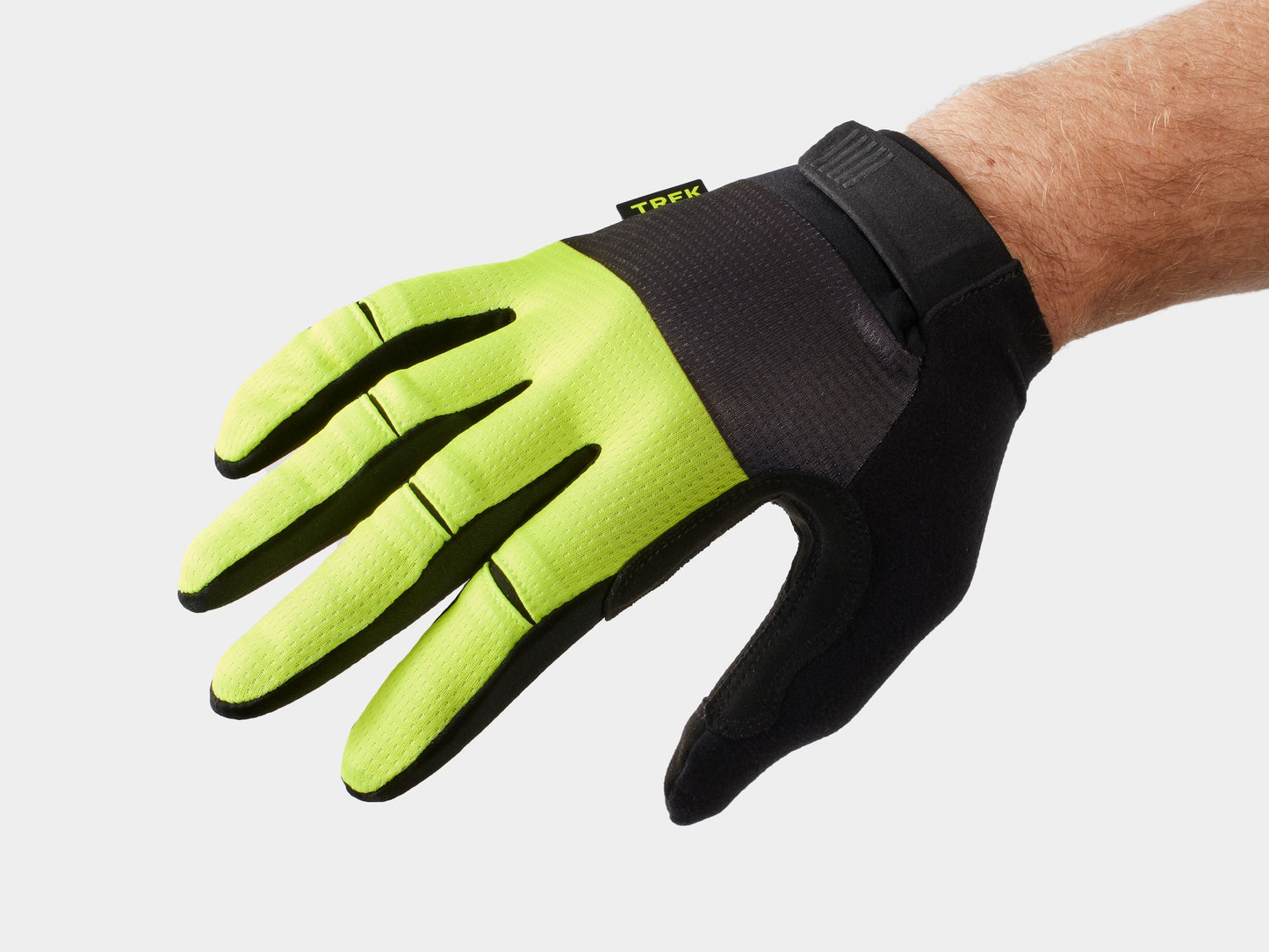 Gant à doigts complets Trek Circuit - Jaune radioactif