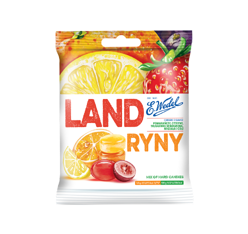 Wedel Fruit Drops - Hard Candies (Landrynki) 90g