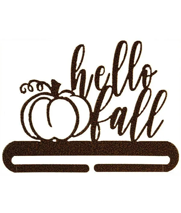 Colgador de Cobre de 6in Hello Fall con Parte Inferior Dividida