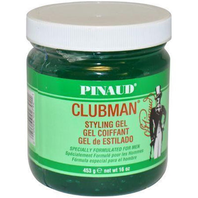 Gel de Estilo Clubman Pinaud - 16 Oz Control de Cabello Premium