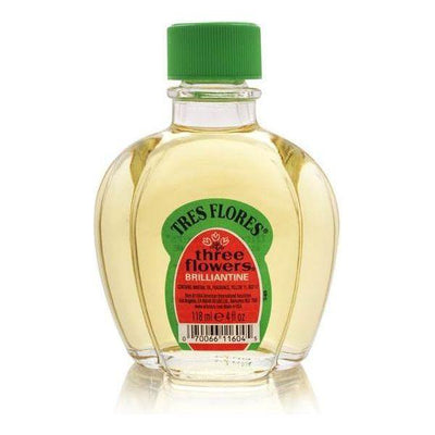 Three Flowers Brilliantine Liquid - 4 oz Hair Dressing