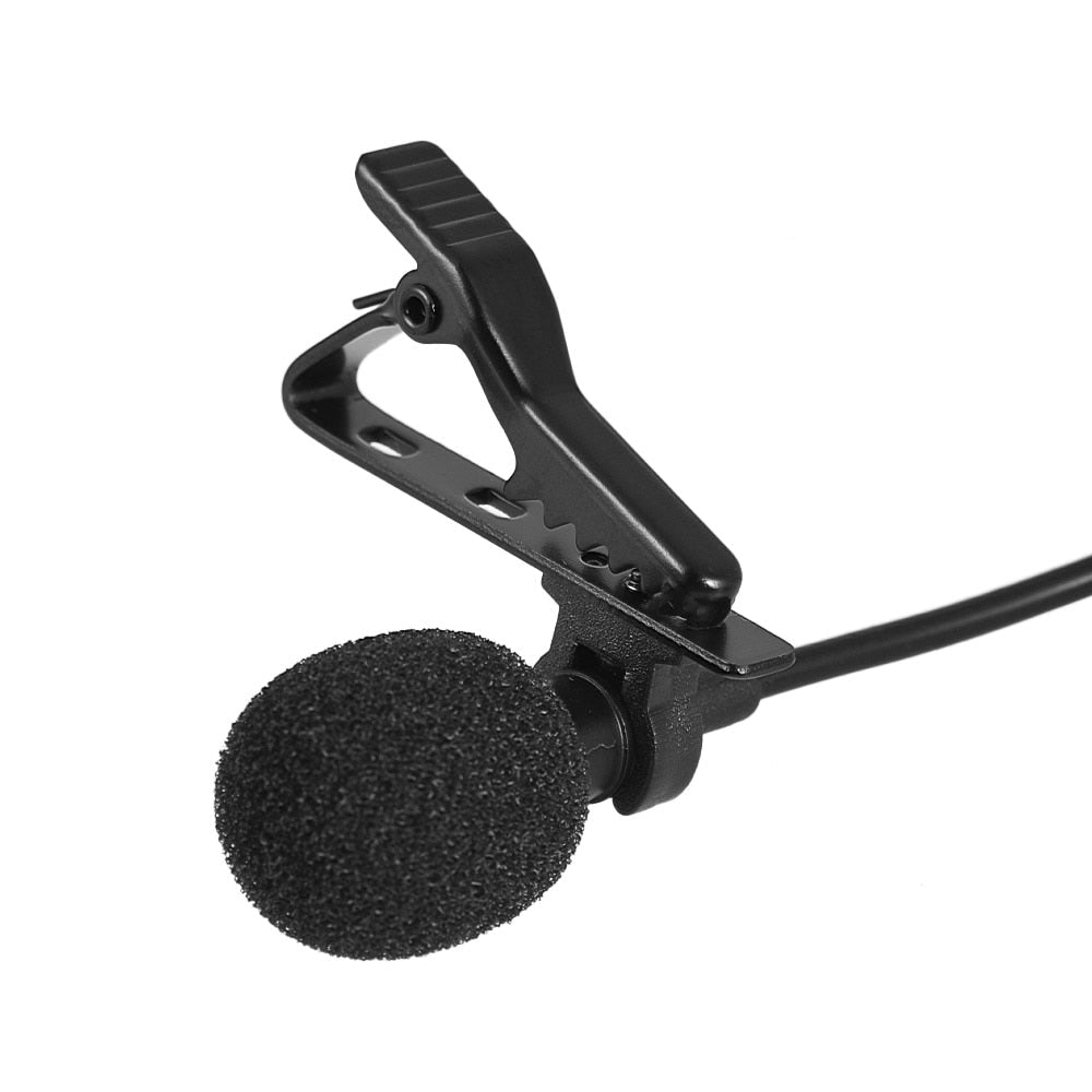 Micrófono Lavalier Mini Portátil Clip-on Andoer EY-510A