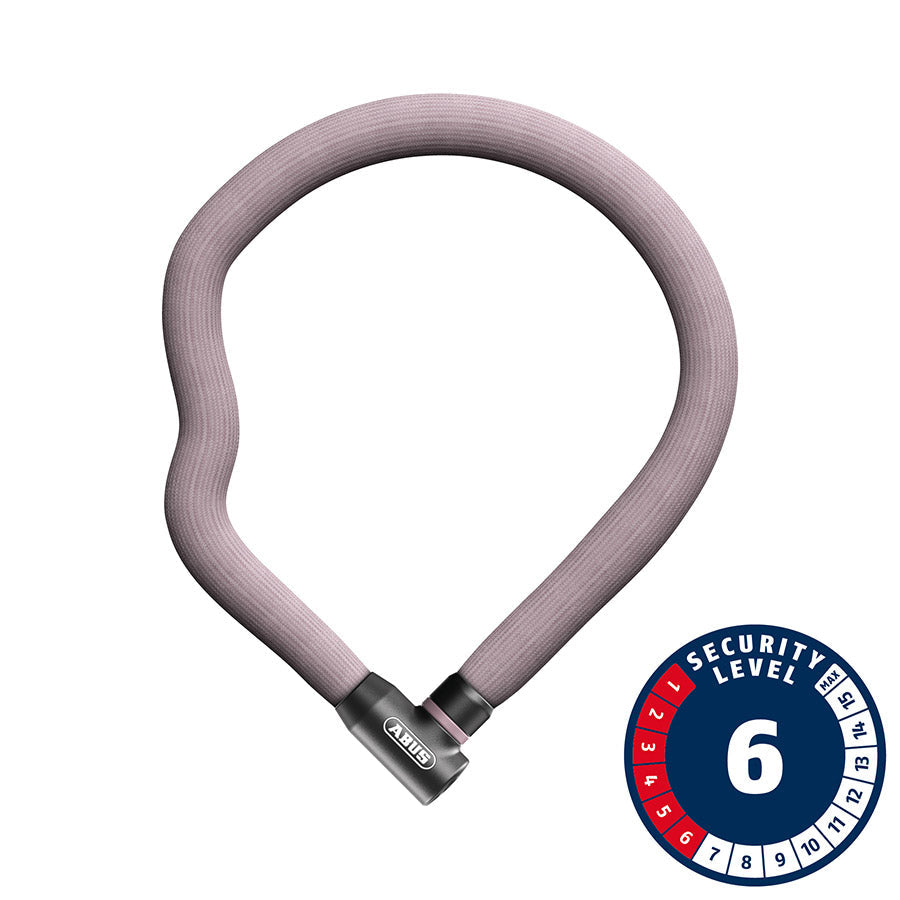 Abus Goose 4204K Chain Lock - 4mm x 110cm - Rosemauve