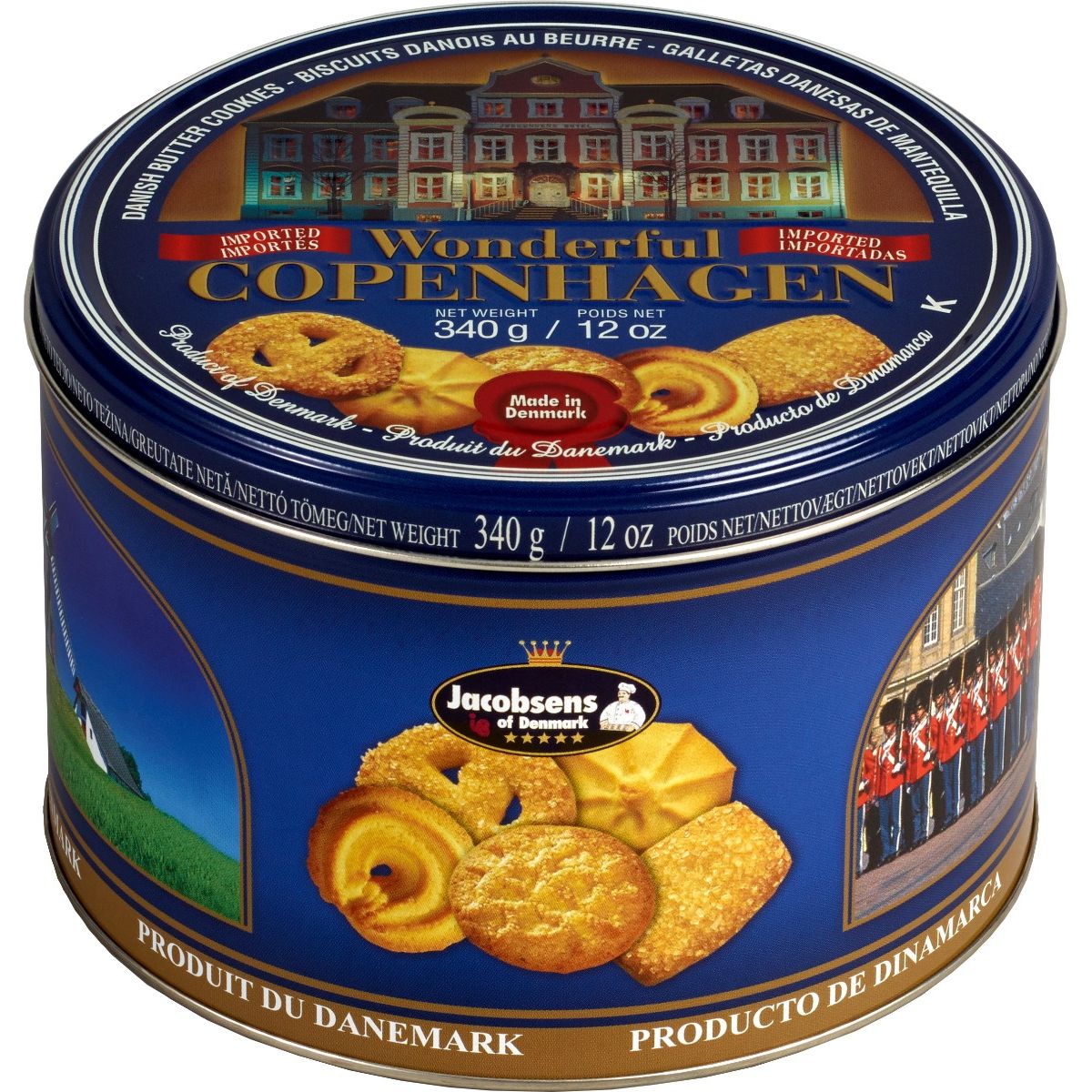 Jacobsens Danish Butter Cookies in Designer Tin
