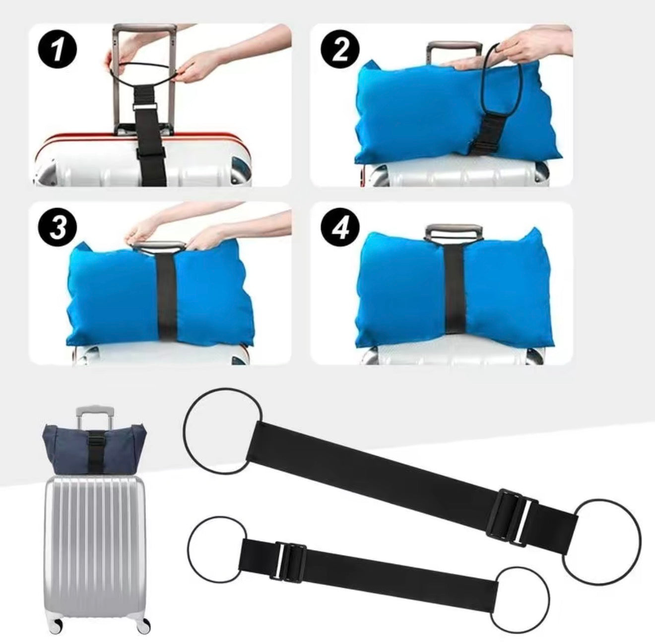 Premium Anti-Theft Luggage Straps