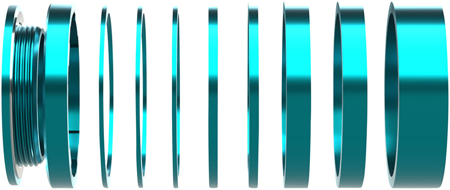 Kit de conversion à vitesse unique SOLO-HG de Wheels Manufacturing - Teal