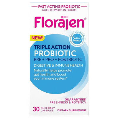 Capsules probiotiques Florajen Triple Action