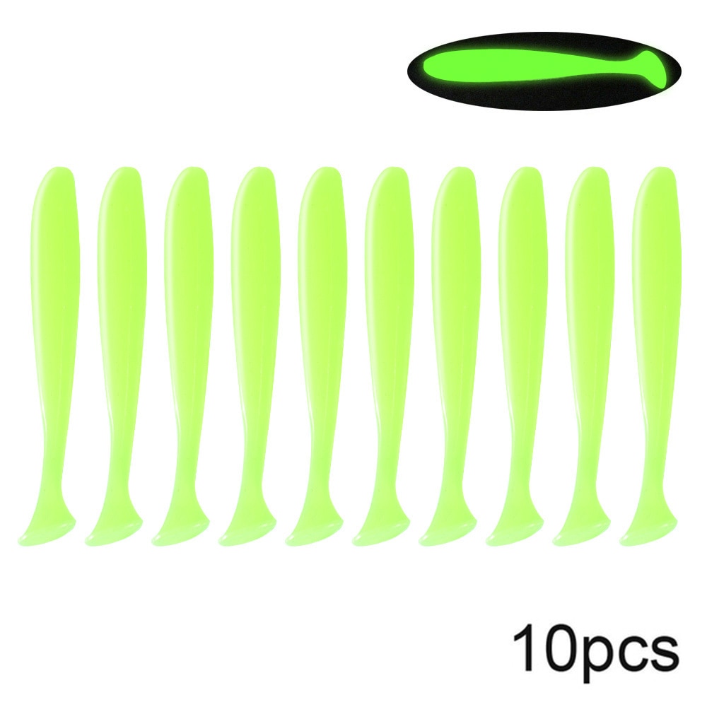 QXO 10pcs/Lot Soft Lures Silicone Bait 7cm 2g Goods For Fishing Sea Fishing Pva Swimbait Wobblers Artificial Tackle - Korvel