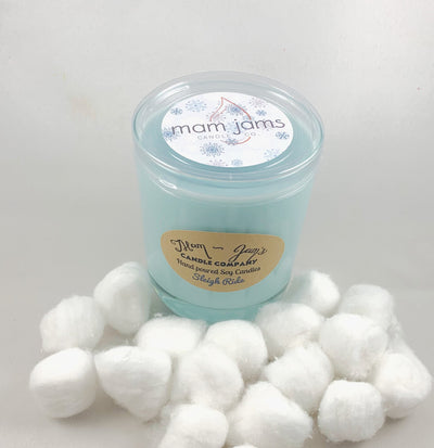 Sleigh Ride Soy Candle – Cozy & Festive Holiday Scent | Mam Jam’s - Korvel