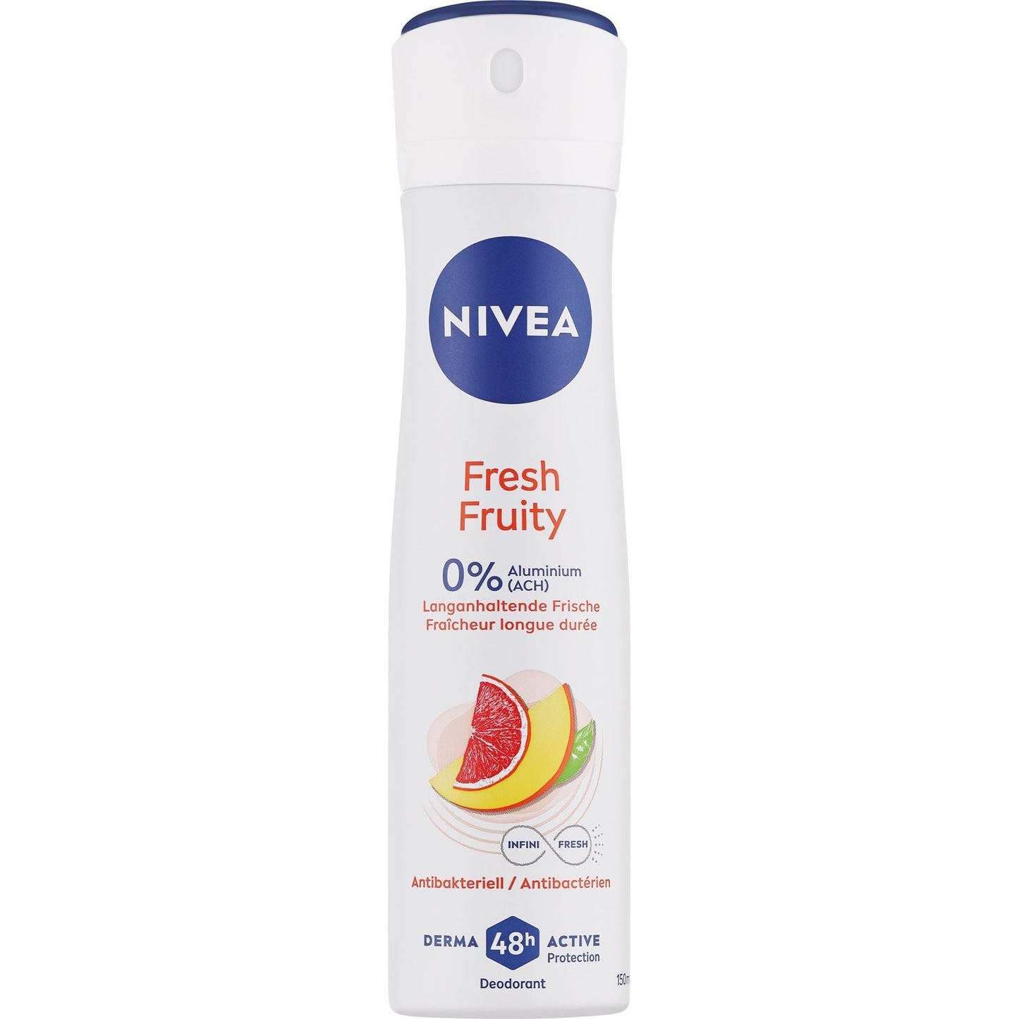 Spray Déodorant Fruité NIVEA 0% Aluminium 150ml