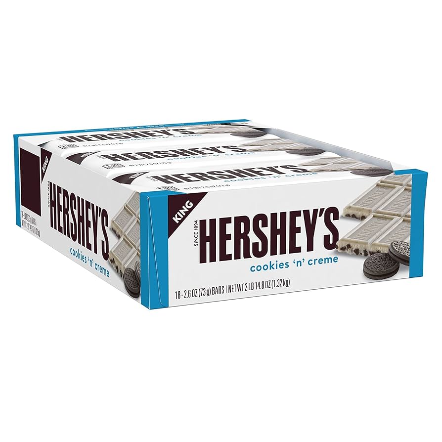 Barre de chocolat King Size HERSHEY'S COOKIES 'N' CREME
