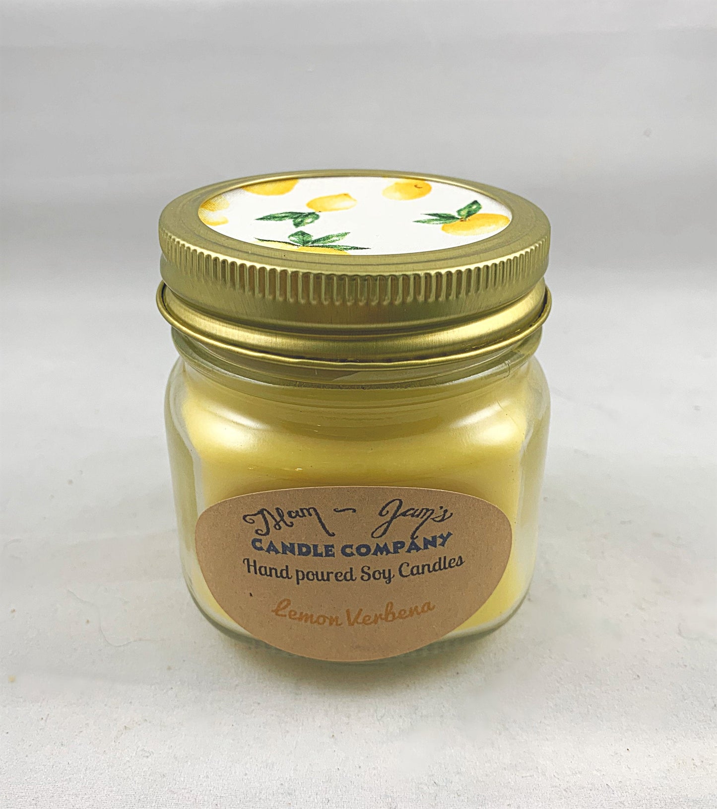 Lemon Verbena Soy Candle – Fresh & Citrusy Scent | Mam Jam’s - Korvel