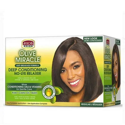 Kit de Conditionneur et de Défrisant African Pride - Force Régulière
