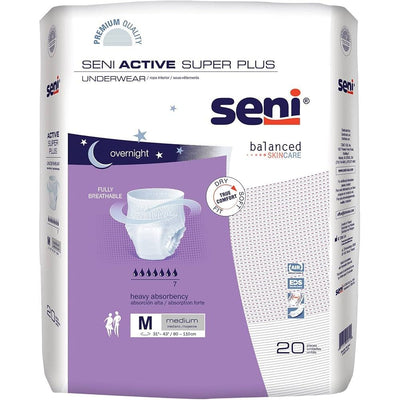 Seni Active Super Plus Protective Underwear, Small (88 Count)
