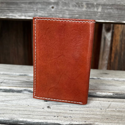 Nocona Longhorn Leather Trifold Wallet - Korvel