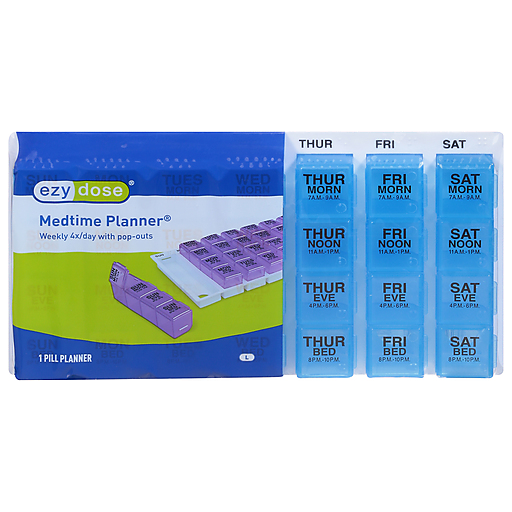 Organizador Semanal de Medicamentos Ezy Dose