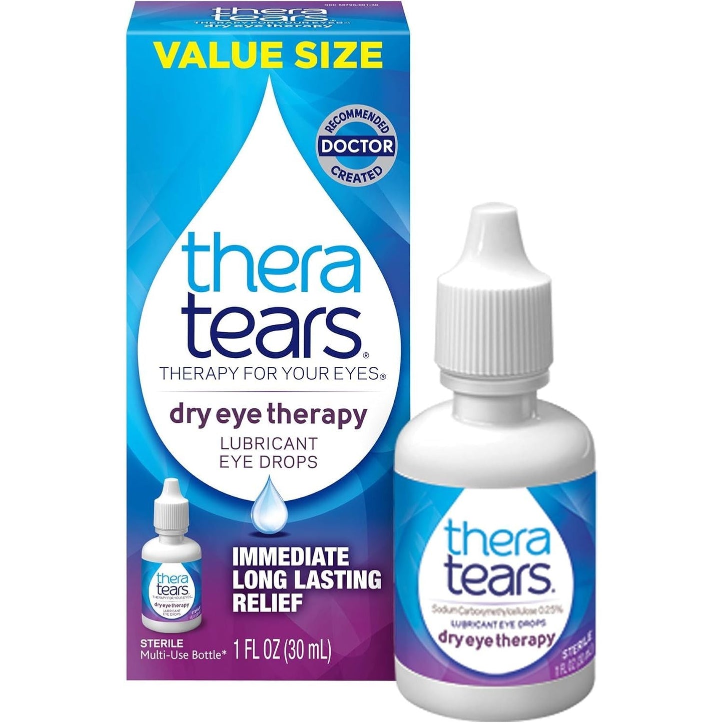 Thera Tears Lubricant Eye Drops - 1 oz