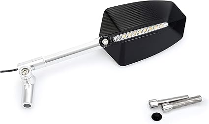Puig Hypernaked Left Rear Mirror - Non-Homologated Aluminium Design - Korvel