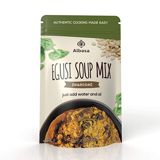 Albasa Egusi Soup Mix – Authentic Nigerian Melon Seed Stew - Korvel