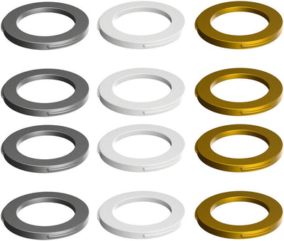Magura 4-Piston Caliper Colored Cover Kit - White Gold Silver
