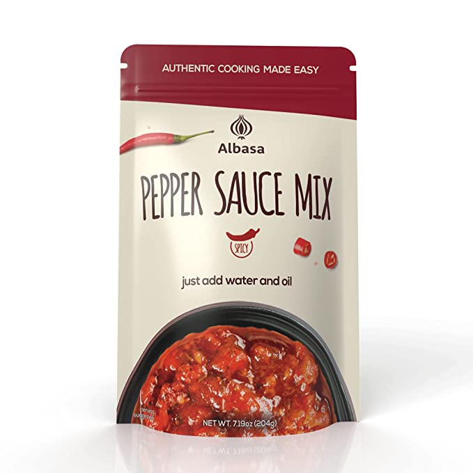 Albasa Pepper Sauce Mix – Spicy West African Dip & Marinade - Korvel
