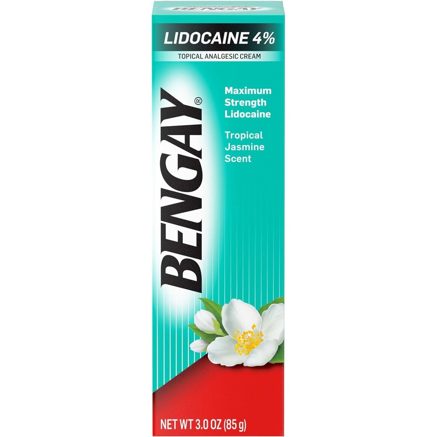 Bengay Maximum Strength Lidocaine Cream - Tropical Jasmine 3 Oz