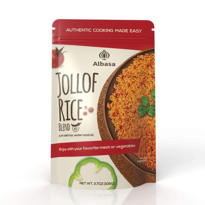 Albasa Jollof Rice Blend – Authentic West African Recipe, Gluten-Free - Korvel