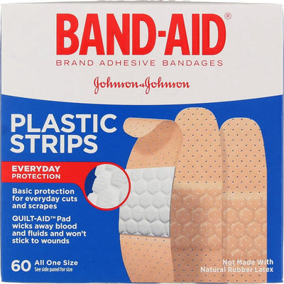 Comfort Flex Plastic Adhesive Bandages - 60 ct