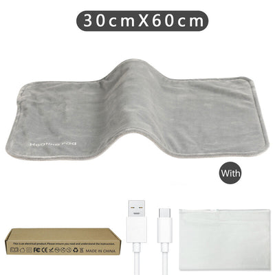 Almohadilla Térmica Gris de 5V USB - Manta Calentada Mini para Confort