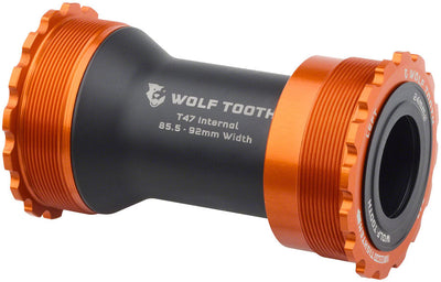 Wolf Tooth T47 Inboard Bottom Bracket - Eje de 24 mm, Naranja