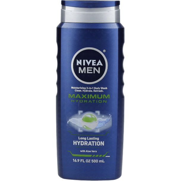 Nivea Men Maximum Hydration 3-en-1 Gel de Ducha - 16.9 oz