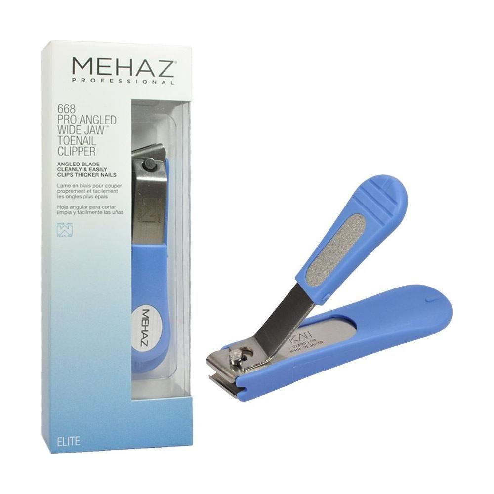 Cortador de Uñas de Pies Angulado de Mandíbula Ancha Mehaz MC0668