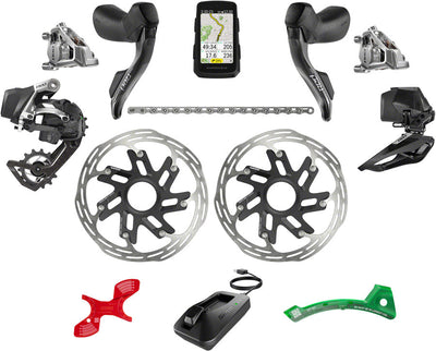 Grupo SRAM Red eTap AXS 2x12 velocidades con palancas de cambio/freno HRD