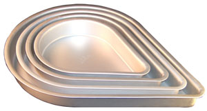 Tear Drop Cake Pans - Available in 7 Sizes
