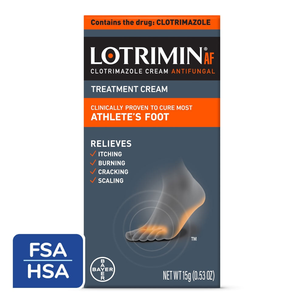 Crema Antifúngica Lotrimin AF para el Pie de Atleta - 0.53 oz