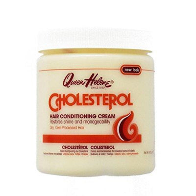 Crema Acondicionadora de Colesterol Queen Helene - Tarro de 15 Oz