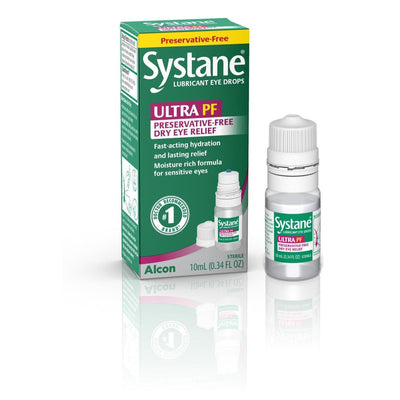 Systane Ultra PF Lubricant Eye Drops, 0.34 Fl Oz