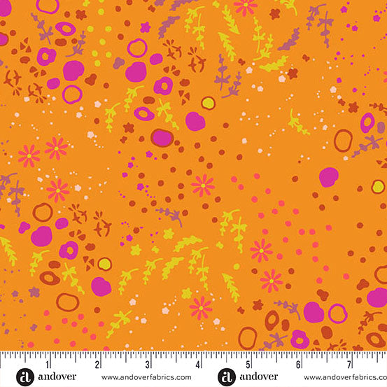 Tissu en coton Equanimity Squash Sun Print 2026 - 44"/45" par yard
