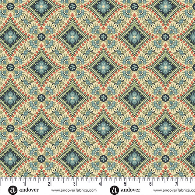 Amber Fields Biscotti Farmer's Daughter Fabric - 44"/45" Per Yard