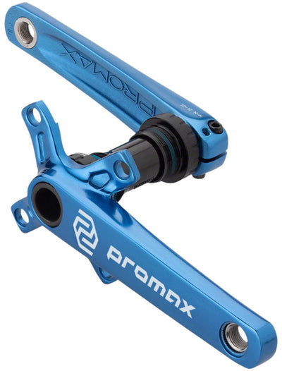 Promax CF-2 Crankset - 165mm 24mm Spindle 2-Piece con BB - Azul