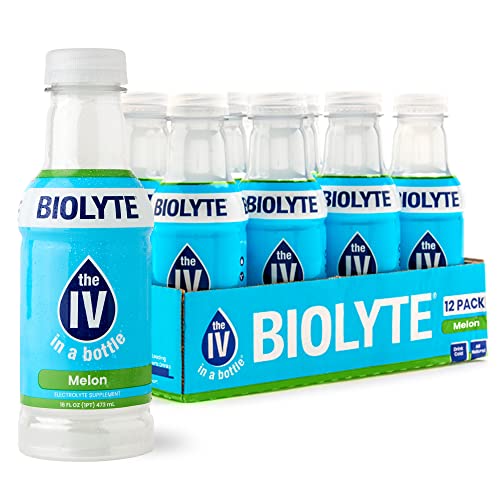 Boisson Électrolytique Biolyte – Saveur Melon (Pack de 12)