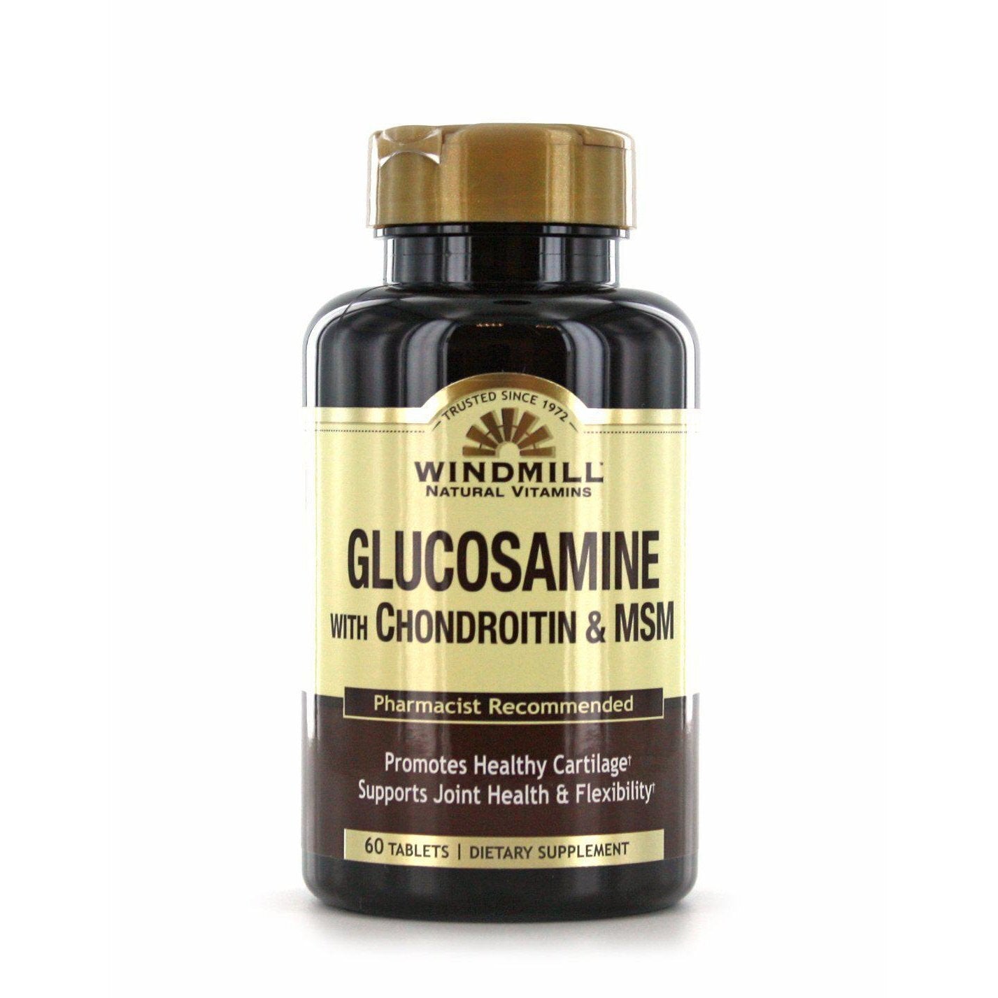 Windmill Health Glucosamine with Chondroitin & MSM - 60 Tablets