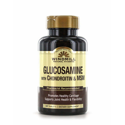 Windmill Health Glucosamine with Chondroitin & MSM - 60 Tablets