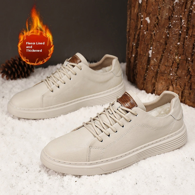 Premium Low-top Men's Casual Sneakers in Cowhide