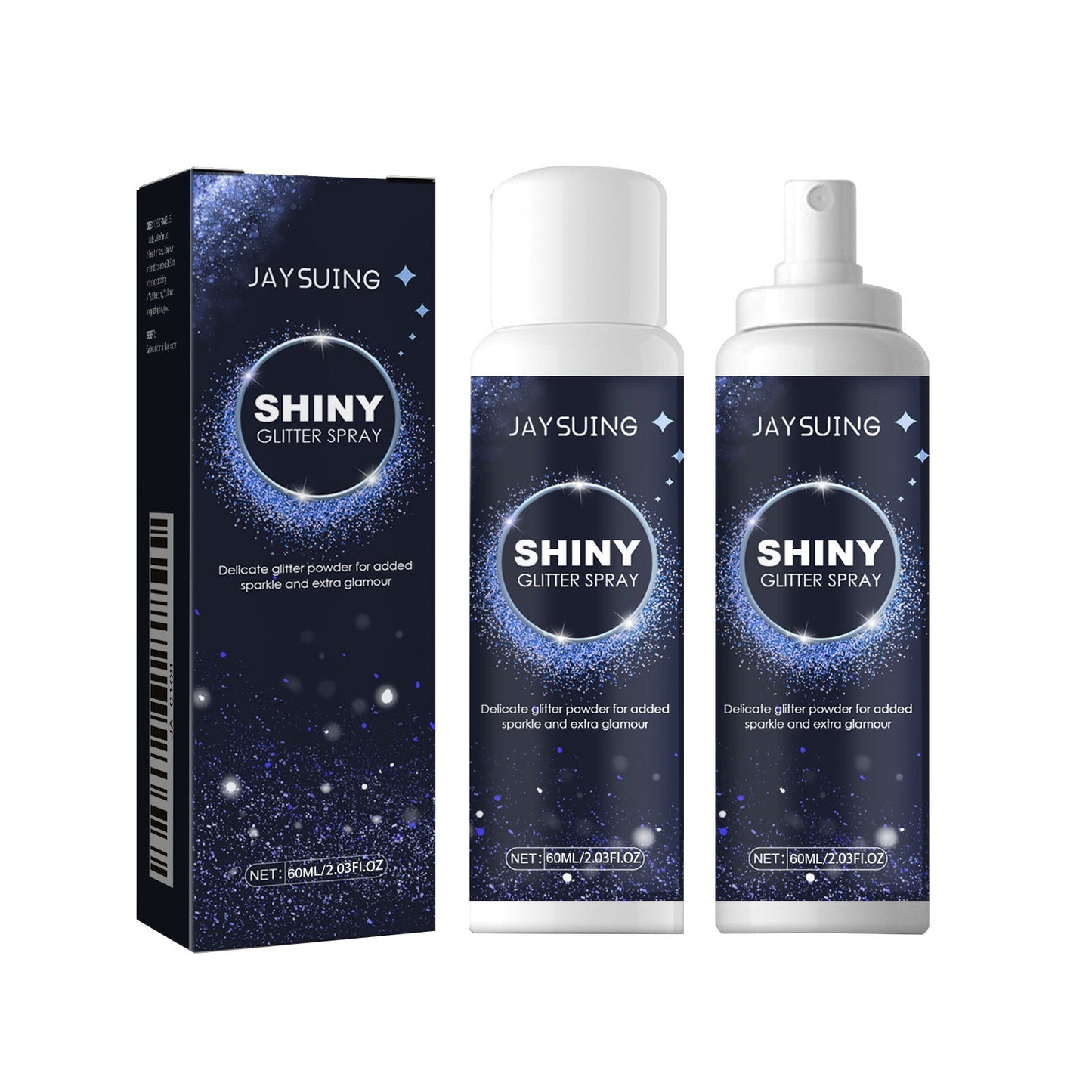 Spray pailleté éclaircissant pour les cheveux et le corps