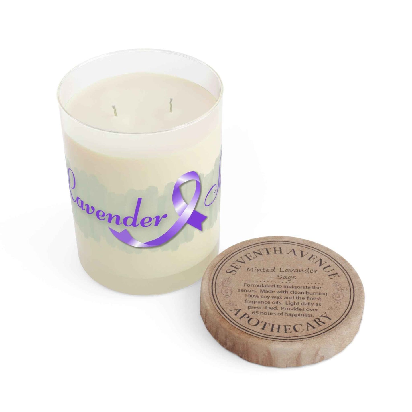 Minted Lavender & Sage Candle – Epilepsy Awareness