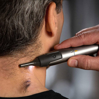 Electric nose hair eyebrow sideburns trimming and repairing device electric charging mini shaver shaving knife for men - Korvel