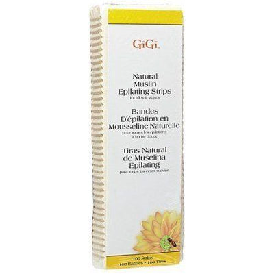 GiGi Natural Epilating Strips - Large (3" x 9") - 100 Strips